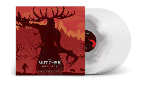 Vinyle The Witcher 3 Complete Edition 4lp Blanc/argenté